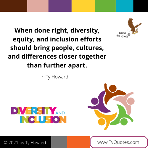 Ty Howard's 
Quote on Diversity and Inclusion