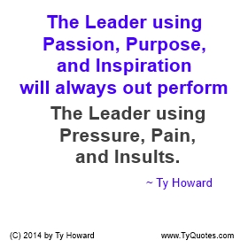 Ty Howard's Quote on Leadership, Quotes on Leadership